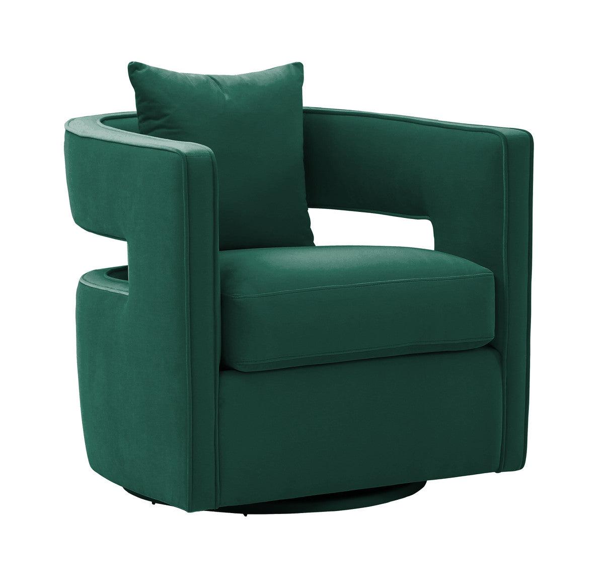 Kendrick Forest Swivel Chair - Euro Living Furniture